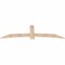 Ekena Millwork Bellingham Smooth Timber Gable Bracket, Douglas Fir, 84"W x 24"H x 1 1/2"D x 5 1/2"F, 7/12 Pitch GBW084X24X0206BEL00SDF - alternate 2